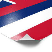 Impression Photo Drapeau de l'État d'Hawaii (Coin)