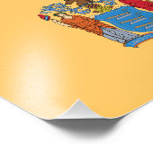 Impression Photo Drapeau de l'État du New Jersey (Coin)