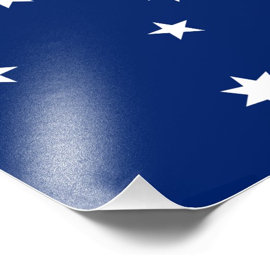 Impression Photo Drapeau de l'île Christmas (Coin)