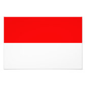 Impression Photo Drapeau de l'Indonésie (Devant)