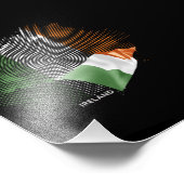 Impression Photo Drapeau de l'Irlande (Coin)