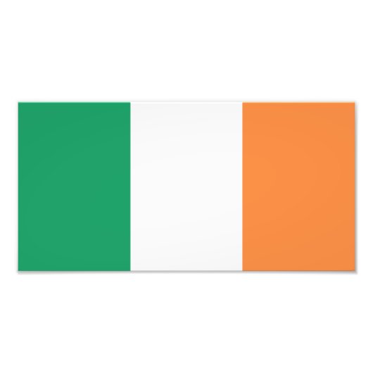 Impression Photo Drapeau de l'Irlande (Devant)