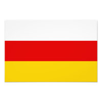 Drapeau de l'Ossétie du Sud
