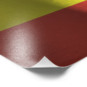 Impression Photo Drapeau de l'Ouganda (Coin)