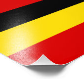 Impression Photo Drapeau de l'Ouganda (Coin)