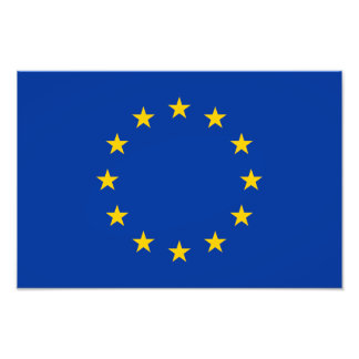 Impression Photo Drapeau de l'Union européenne