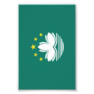 Impression Photo Drapeau de Macao