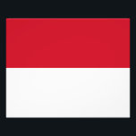 Impression Photo Drapeau de Monaco<br><div class="desc">Drapeau patriotique de Monaco.</div>