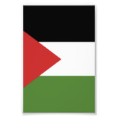 Impression Photo Drapeau de Palestine (Devant)