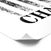 Impression Photo Drapeau de police américain (Coin)