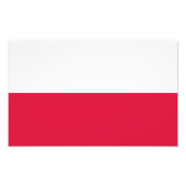 Impression Photo Drapeau de Pologne (Devant)