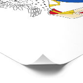 Impression Photo Drapeau de Saint-Barthélemy (Coin)