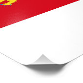 Impression Photo Drapeau de Sercq (Coin)