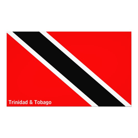 Impression Photo Drapeau de Trinité-et-Tobago (Devant)