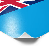 Impression Photo Drapeau de Tuvalu (Coin)
