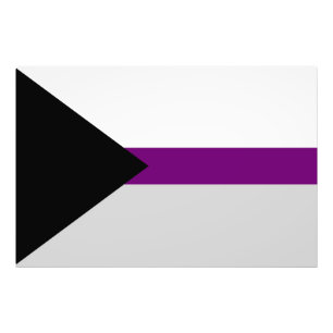 Impression Photo Drapeau démisexuel symbole de sexualité identité d