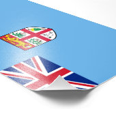 Impression Photo Drapeau des Fidji (Coin)