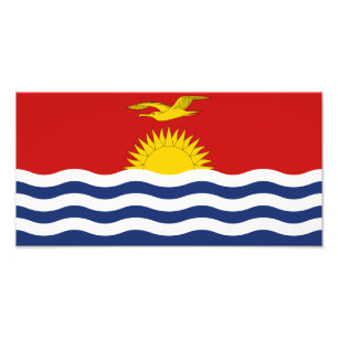 Impression Photo Drapeau des Kiribati
