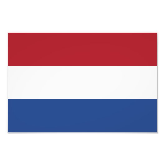 Impression Photo Drapeau des Pays-Bas (Devant)