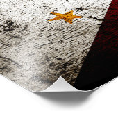 Impression Photo Drapeau des Philippines noires (Coin)