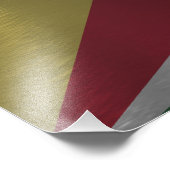 Impression Photo Drapeau des Seychelles (Coin)