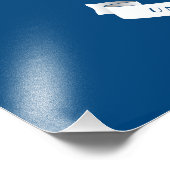 Impression Photo Drapeau d'État de Louisiane (Coin)