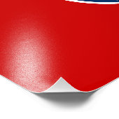 Impression Photo Drapeau d'état du Tennessee (Coin)