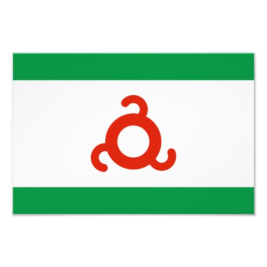 Impression Photo Drapeau d'Ingouchie (Devant)