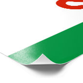 Impression Photo Drapeau d'Ingushetia (Coin)