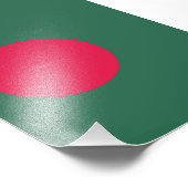 Impression Photo Drapeau du Bangladesh (Coin)