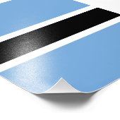 Impression Photo Drapeau du Botswana (Coin)