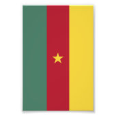 Impression Photo drapeau du Cameroun (Devant)