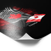 Impression Photo Drapeau du Canada (Coin)