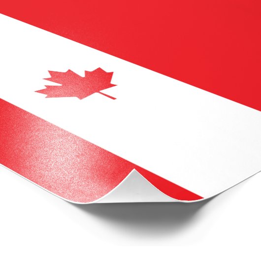 Impression Photo Drapeau du Canada (Coin)