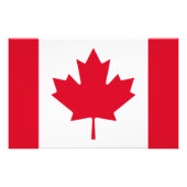 Impression Photo Drapeau du Canada (Devant)