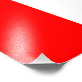 Impression Photo Drapeau du Canada Feuille d'érable rouge l'Unifoli (Coin)