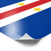 Impression Photo Drapeau du Cap-Vert (Coin)