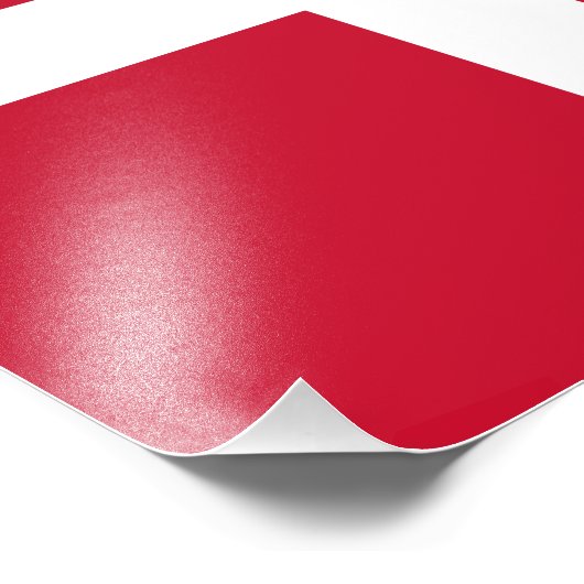 Impression Photo Drapeau du Danemark (Coin)