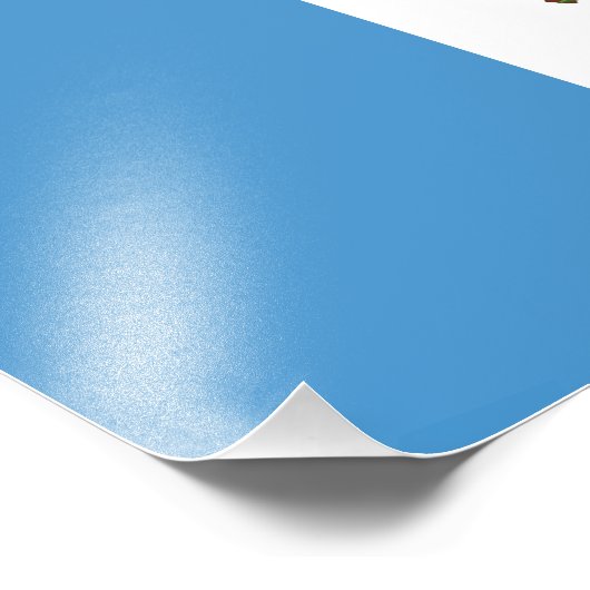 Impression Photo Drapeau du Guatemala (Coin)