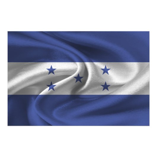 Impression Photo Drapeau du Honduras (Devant)