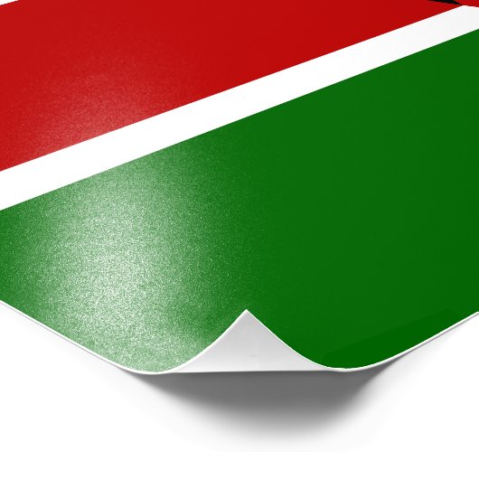 Impression Photo Drapeau du Kenya (Coin)