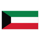 Impression Photo Drapeau du Koweït (Devant)