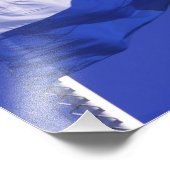 Impression Photo Drapeau du Luxembourg RF) (Coin)