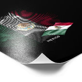 Impression Photo Drapeau du Mexique (Coin)