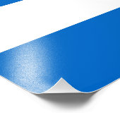 Impression Photo Drapeau du Nicaragua (Coin)