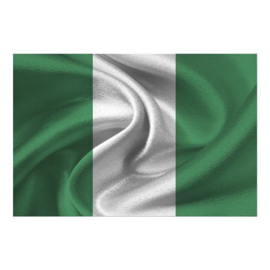 Impression Photo Drapeau du Nigéria (Devant)