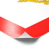 Impression Photo Drapeau du royaume de Sikkim (Coin)