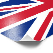 Impression Photo Drapeau du Royaume-Uni (Coin)