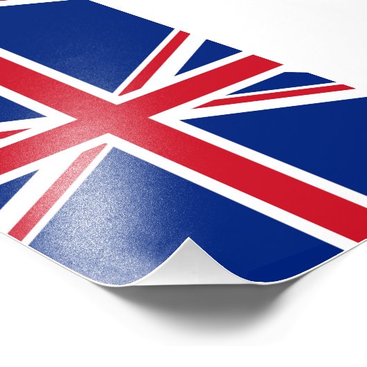 Impression Photo Drapeau du Royaume-Uni (Coin)