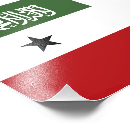 Impression Photo Drapeau du Somaliland (Coin)